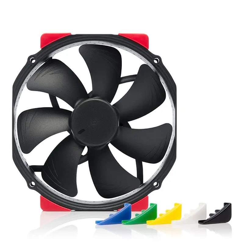 NEW HOT In Stock-Ultra-Quiet 12V/4 Pin PWM Black NF-A15 Intelligent SSO2 Magnetically Stable Bearing Case Fan