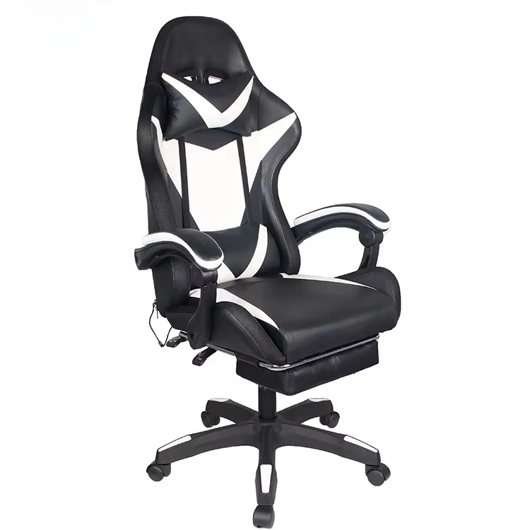High Back Comfortable Leather Ergonomic PC Gamer Chair Height Adjustable Swivel Racing Executive Style For Computer Users
High Back Comfortable Leather Ergonomic PC Gamer Chair Height Adjustable Swivel Racing Executive Style For Computer Users