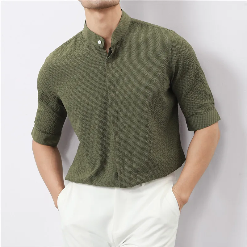 2025 Summer Men Short Sleeve Shirts Men Slim Fashion Shirt Men Dress Shirts Korean Loose Casual Shirts Mens Formal Shirts
2025 Summer Men Short Sleeve Shirts Men Slim Fashion Shirt Men Dress Shirts Korean Loose Casual Shirts Mens Formal Shirts