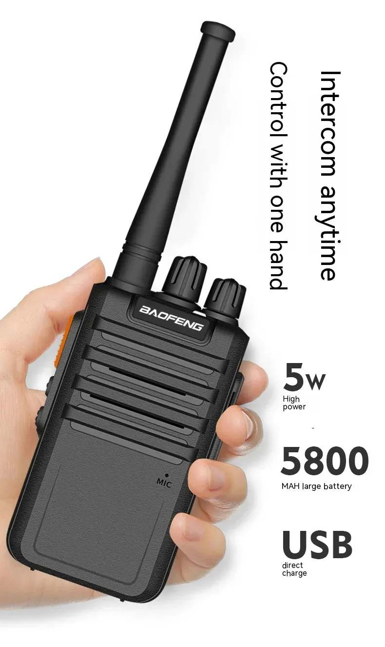 Baofeng BF-M4 Walkie-Talkie: Waterproof, Dustproof, Ultra-Long Battery Life – The Professional Choice for Outdoor Operations
Baofeng BF-M4 Walkie-Talkie: Waterproof, Dustproof, Ultra-Long Battery Life – The Professional Choice for Outdoor Operations