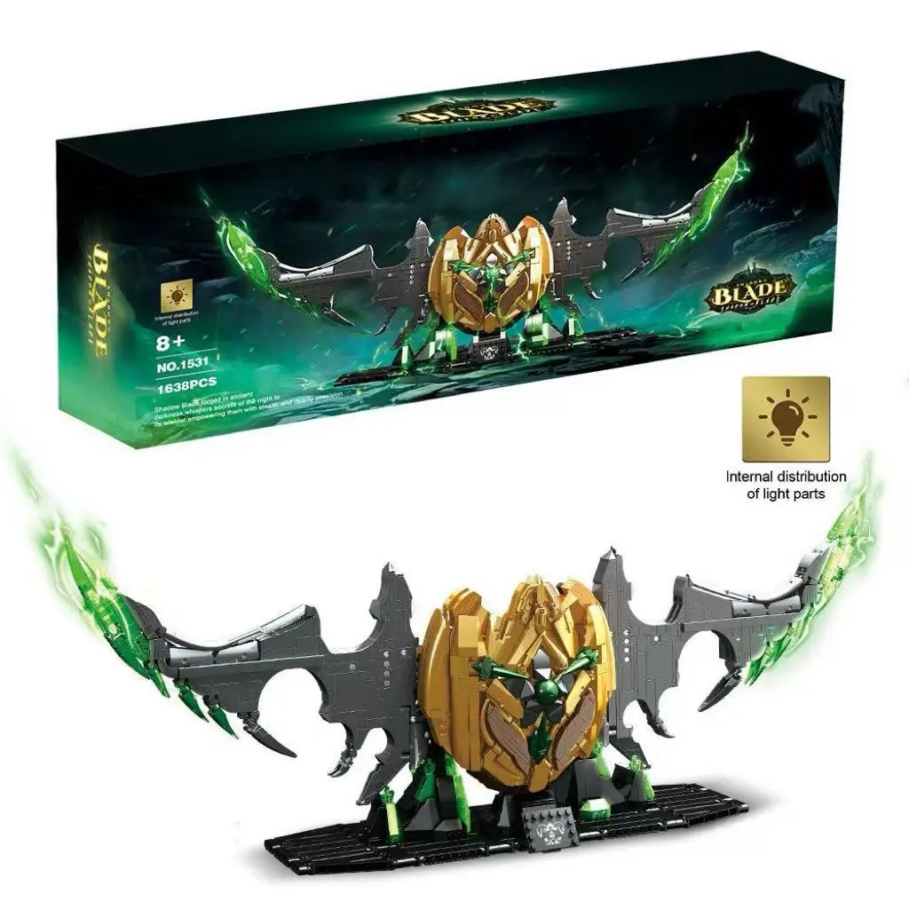 Illidan Demon Hunter Blade Building Blocks with LEDLighting and Stand the perfect exclusive gift World of Warcraft collectors
Illidan Demon Hunter Blade Building Blocks with LEDLighting and Stand the perfect exclusive gift World of Warcraft collectors