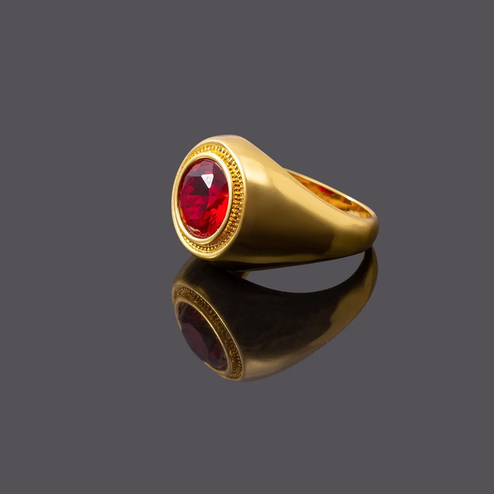 Hot selling fashion simple style ruby classic personality party jewelry men's ring
Hot selling fashion simple style ruby classic personality party jewelry men's ring