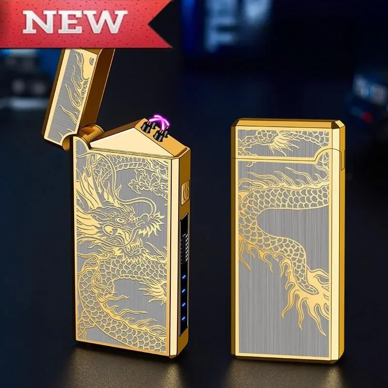 Hot High End Metal 500 mAh Large Capacity USB Type-C Charging Lighter Windproof Dual Arc Cigarette Lighter Gift for Men
Hot High End Metal 500 mAh Large Capacity USB Type-C Charging Lighter Windproof Dual Arc Cigarette Lighter Gift for Men