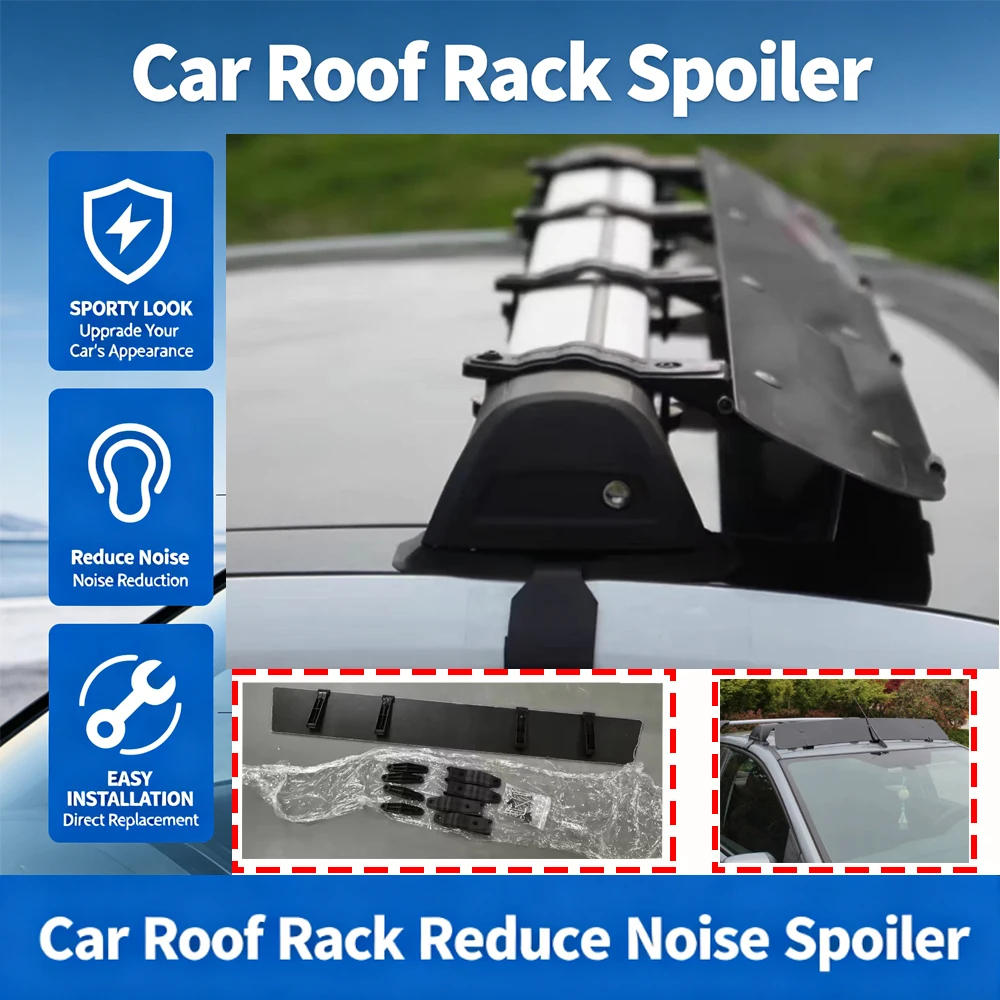Car Upper Roof Rack Spoiler Guide Plate Silent Noise Reduction Universal Board External Decoration Auto Accessories Tuning
Car Upper Roof Rack Spoiler Guide Plate Silent Noise Reduction Universal Board External Decoration Auto Accessories Tuning