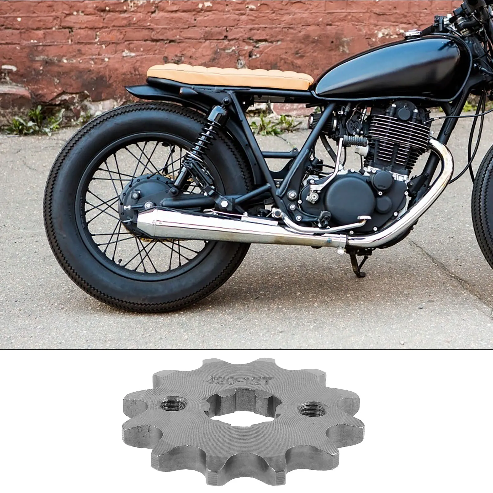 420 Type Mini Bike Sprocket 17 Tooth Chain Buckle Durable Steel Material Off Road Motorcycle Safety Sprocket Easy
420 Type Mini Bike Sprocket 17 Tooth Chain Buckle Durable Steel Material Off Road Motorcycle Safety Sprocket Easy