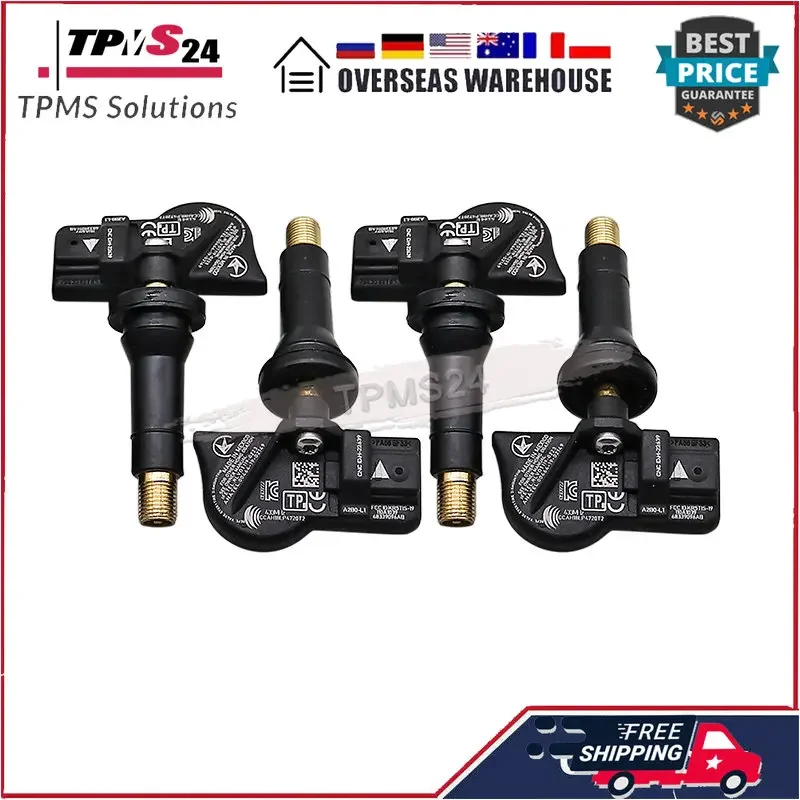 4PCS 68339096AB Tire Pressure Sensor 433MHz For Jeep Grand Cherokee 2021-2022 Jeep Grand Wagoneer 2022 Jeep Wrangler 2021-2022
4PCS 68339096AB Tire Pressure Sensor 433MHz For Jeep Grand Cherokee 2021-2022 Jeep Grand Wagoneer 2022 Jeep Wrangler 2021-2022