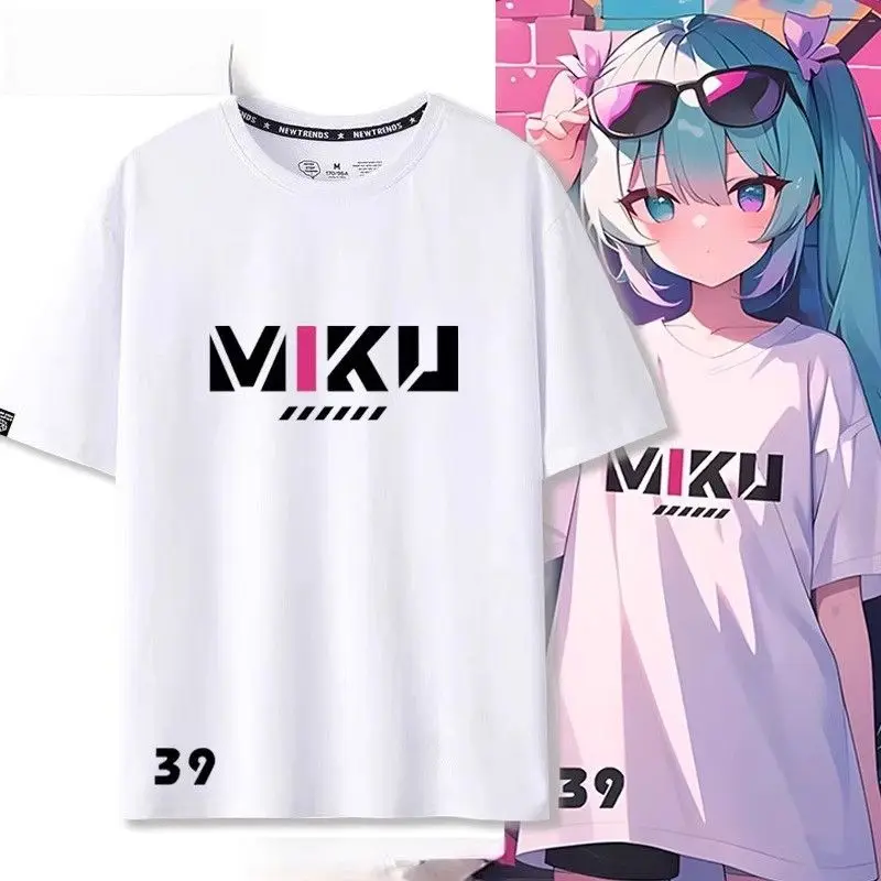 New Hatsune Miku cute creative cartoon pure cotton summer T-shirt loose round neck half sleeve kawaii short sleeve top wholesale
New Hatsune Miku cute creative cartoon pure cotton summer T-shirt loose round neck half sleeve kawaii short sleeve top wholesale