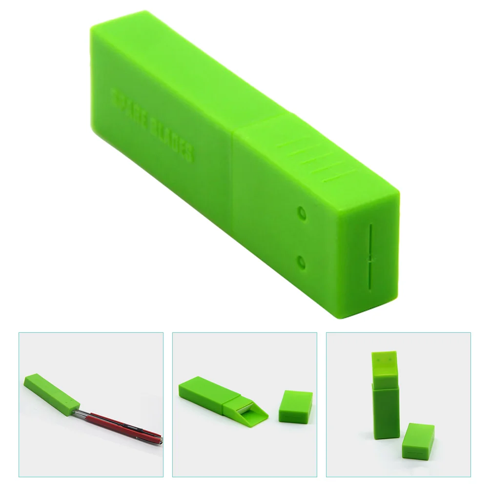 Retractable Blade Storage Box Safety Broken Blades Container Green Abs Waste Case
Retractable Blade Storage Box Safety Broken Blades Container Green Abs Waste Case