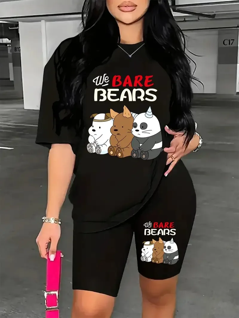 We Bare Bears Graphic Print Cotton Co Ord Set Cute Cartoon Design for Casual Wear Classic Print New Arrival Tee S-4XL Versatile
We Bare Bears Graphic Print Cotton Co Ord Set Cute Cartoon Design for Casual Wear Classic Print New Arrival Tee S-4XL Versatile