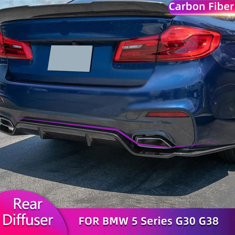Carbon Fiber Rear Bumper Diffuser Lip Spoiler for BMW 5 Series G30 G38 540i M Sport Sedan 4-Door 2017-2020 Car Rear Apron Lip
Carbon Fiber Rear Bumper Diffuser Lip Spoiler for BMW 5 Series G30 G38 540i M Sport Sedan 4-Door 2017-2020 Car Rear Apron Lip