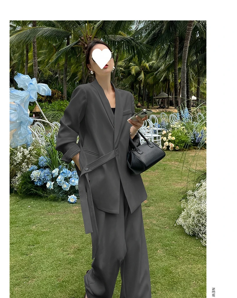 2025 Fashion Suit Set Spring and Autumn New Style Suit Jacket and Wide Leg Pants Two-Piece Set
2025 Fashion Suit Set Spring and Autumn New Style Suit Jacket and Wide Leg Pants Two-Piece Set