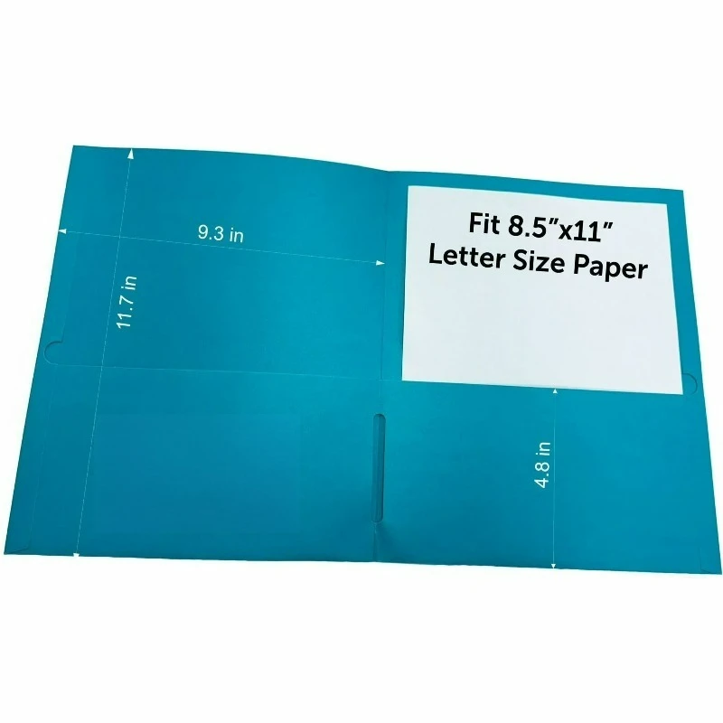 BSN78555, 8-1/2x11 Double Pocket Portfolio, 25 / Box, Teal
BSN78555, 8-1/2x11 Double Pocket Portfolio, 25 / Box, Teal