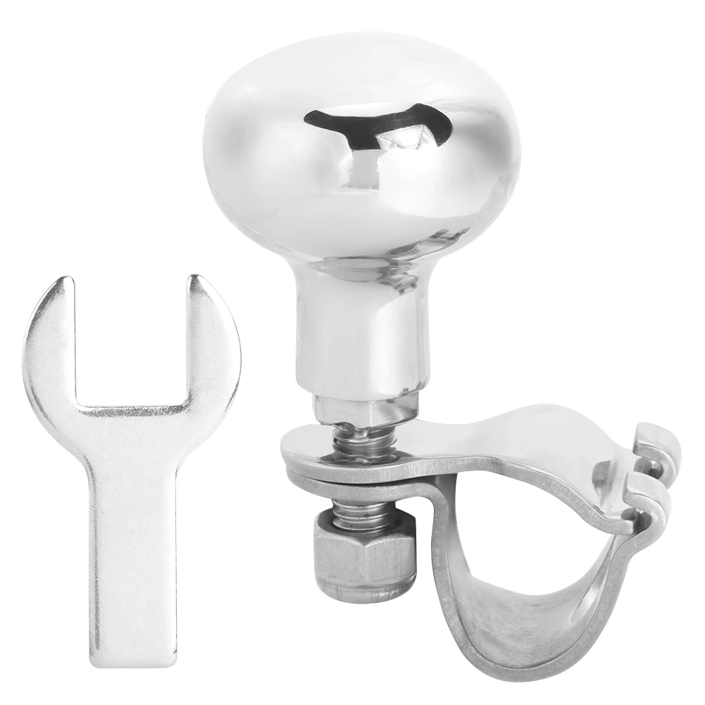 316 Stainless Steel Steering Wheel Knob Boat Accessory 5/8in-1in Rim Diameter Easy Install
316 Stainless Steel Steering Wheel Knob Boat Accessory 5/8in-1in Rim Diameter Easy Install