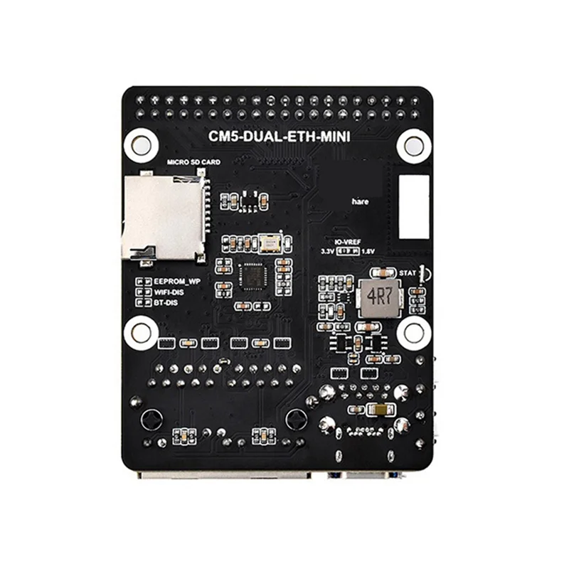 CM5 Dual Gigabit Network Port Mini Expansion Board CM5 Expansion Board With 40 GPIO For Raspberry Pi Compute Module 5-AU47
CM5 Dual Gigabit Network Port Mini Expansion Board CM5 Expansion Board With 40 GPIO For Raspberry Pi Compute Module 5-AU47