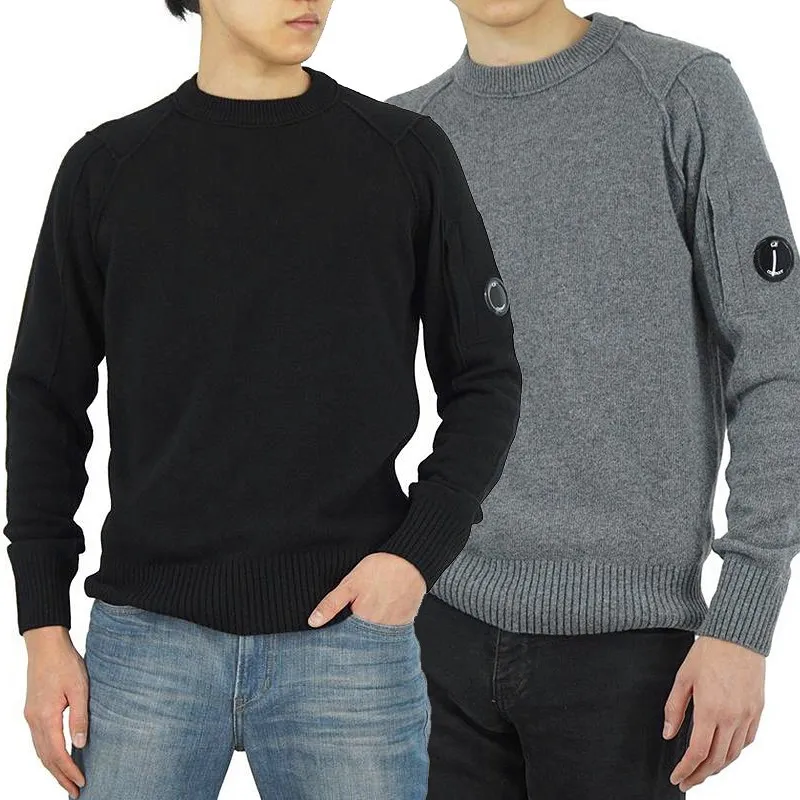 Simple Casual Men's Knitted Sweater CP Cany Logo Lens Pure Color Loose Fit Long Sve round Ne Warmth Retaining Elastic
Simple Casual Men's Knitted Sweater CP Cany Logo Lens Pure Color Loose Fit Long Sve round Ne Warmth Retaining Elastic