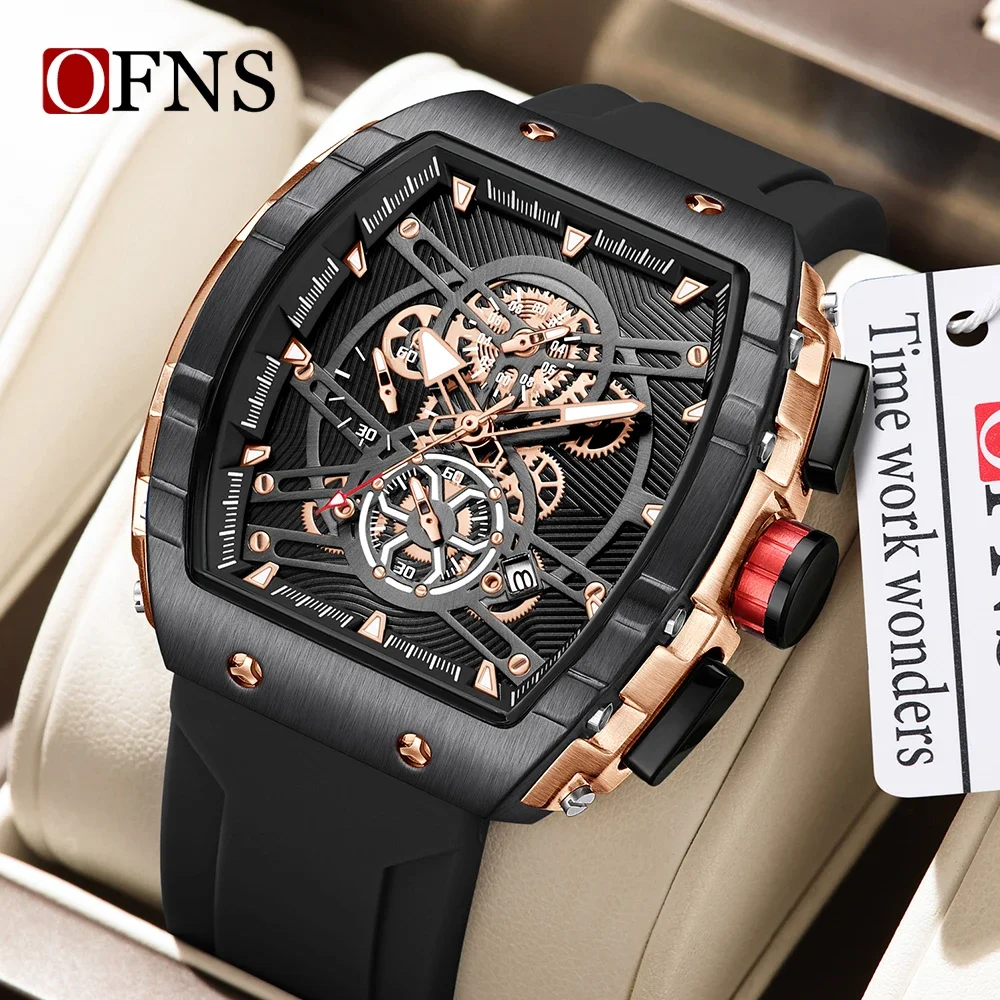 OFNS 8029 модные кварцевые часы в форме винной бочки с календарем водонепроницаемые светящиеся резиновые часы для мужчин Reloj Hombre
OFNS 8029 модные кварцевые часы в форме винной бочки с календарем водонепроницаемые светящиеся резиновые часы для мужчин Reloj Hombre