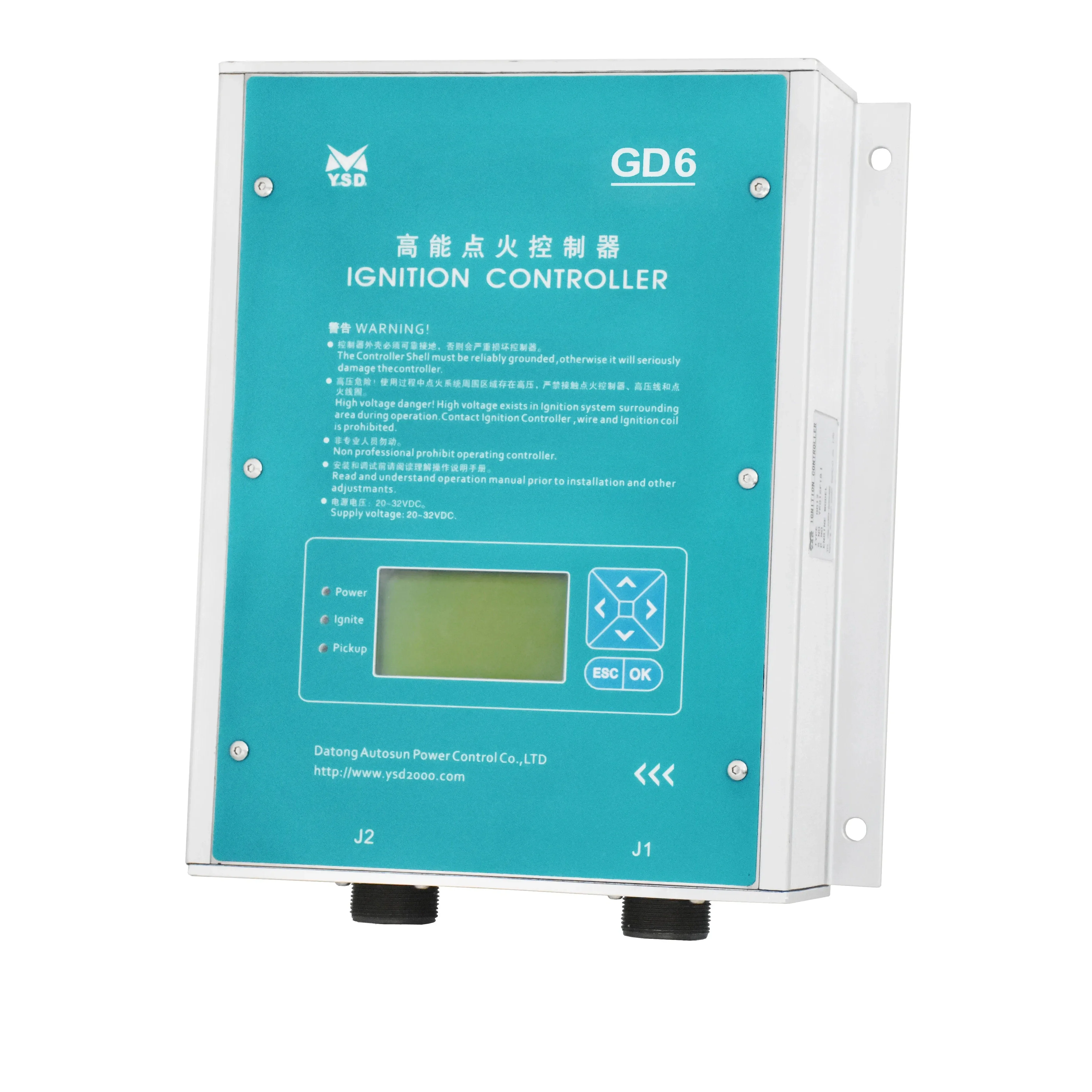 Контроллер зажигания GD6 заменяет системы управления зажиганием Motortech, Altronic, Heinzmann, Woodward для газовых и биогазовых двигателей и генераторов.
Контроллер зажигания GD6 заменяет системы управления зажиганием Motortech, Altronic, Heinzmann, Woodward для газовых и биогазовых двигателей и генераторов.