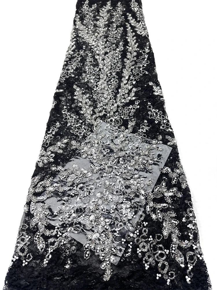 2026 Latest Design Nigerian Lace Fabrics African Tull Lace Luxury Beaded Sequins Embroidery Lace For Bride Wedding Party Dresses
2026 Latest Design Nigerian Lace Fabrics African Tull Lace Luxury Beaded Sequins Embroidery Lace For Bride Wedding Party Dresses