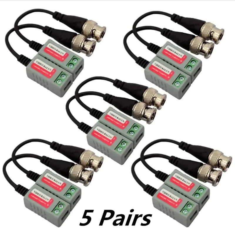 5pcs High definition video surveillance coaxial transmitter, passive twisted pair BVC to Ethernet analog transmitter
5pcs High definition video surveillance coaxial transmitter, passive twisted pair BVC to Ethernet analog transmitter