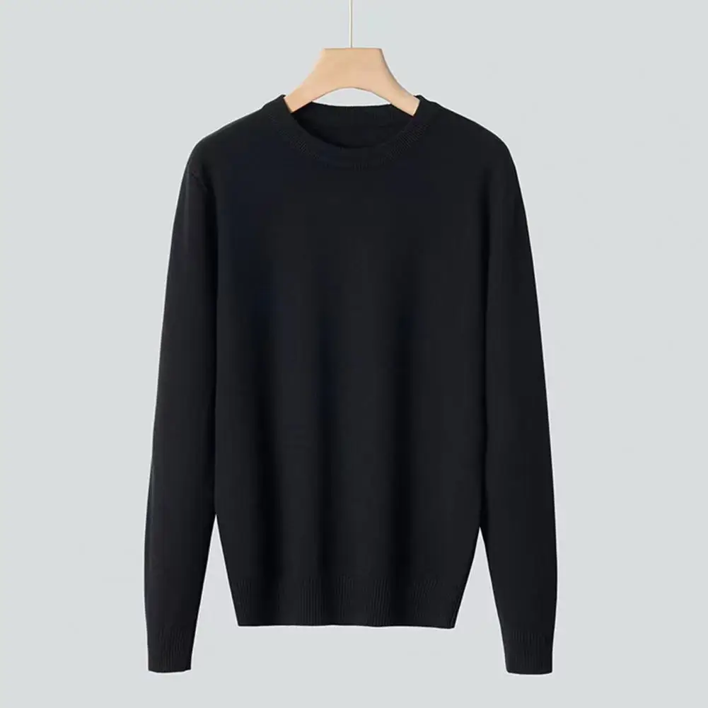 Ribbed Cuff Sweater Round Neck Long Sleeve Sweater Men's O-neck Long Sleeve Knitwear Thermal Sweater with Ribbed Hem for Warmth
Ribbed Cuff Sweater Round Neck Long Sleeve Sweater Men's O-neck Long Sleeve Knitwear Thermal Sweater with Ribbed Hem for Warmth
