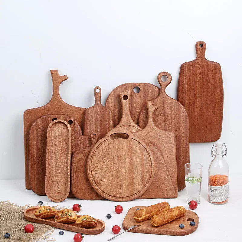 Northern Europe Wooden Dining Plates Japanese Style Household Steak Board Pizza Western Dim Sum Multifunctional Plate Set G
Northern Europe Wooden Dining Plates Japanese Style Household Steak Board Pizza Western Dim Sum Multifunctional Plate Set G