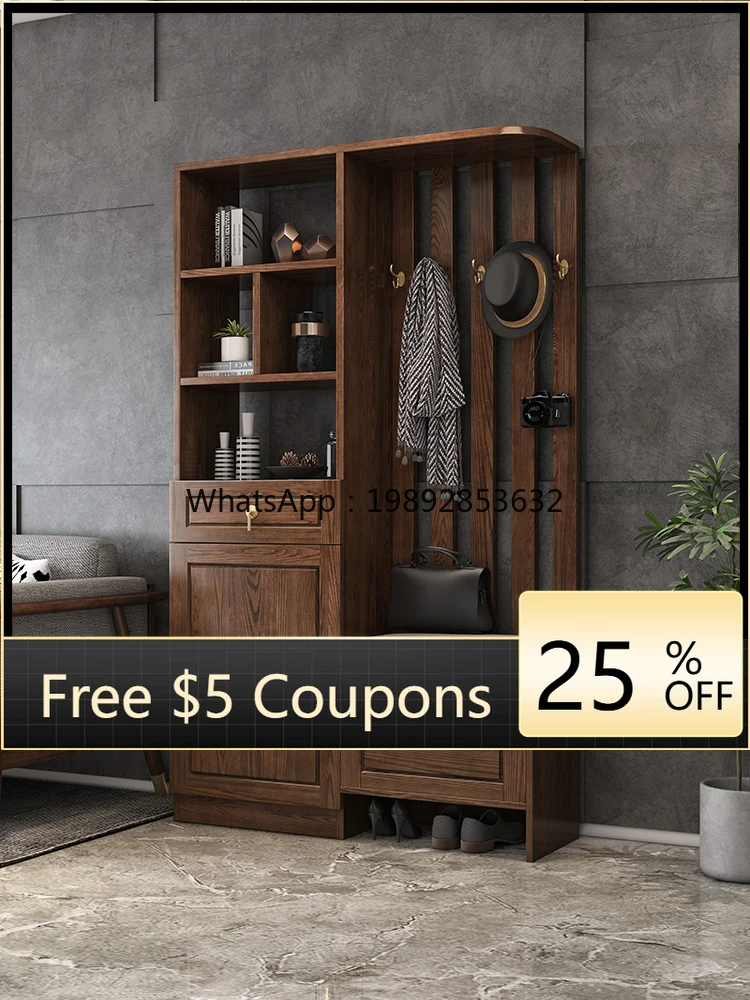 LYY Nordic Solid Wood Shoe Cabinet Entryway Cabinet Integrated White Ash Wood Wine Screen Living Room Decorative Hall Cabinet
LYY Nordic Solid Wood Shoe Cabinet Entryway Cabinet Integrated White Ash Wood Wine Screen Living Room Decorative Hall Cabinet