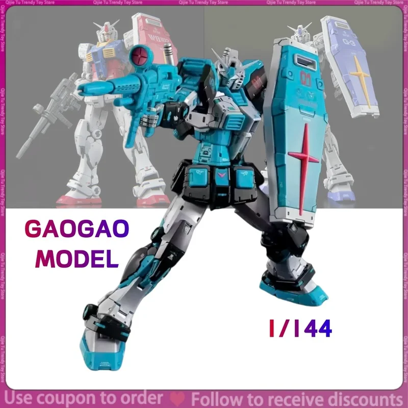 Оригинальный сборный конструктор GAOGAO Модель 1/144 RG RX-78-2 2.0 в специальной расцветке, пластиковая фигурка-робот, подарки из пластика
Оригинальный сборный конструктор GAOGAO Модель 1/144 RG RX-78-2 2.0 в специальной расцветке, пластиковая фигурка-робот, подарки из пластика