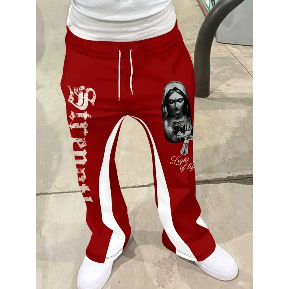 Y2k Flared Pants Men Loose 3D Print Trousers Casual Sweatpants Mid Waist Sporty Female Clothes Streetwear Hip Hop Vintage Pants
Y2k Flared Pants Men Loose 3D Print Trousers Casual Sweatpants Mid Waist Sporty Female Clothes Streetwear Hip Hop Vintage Pants