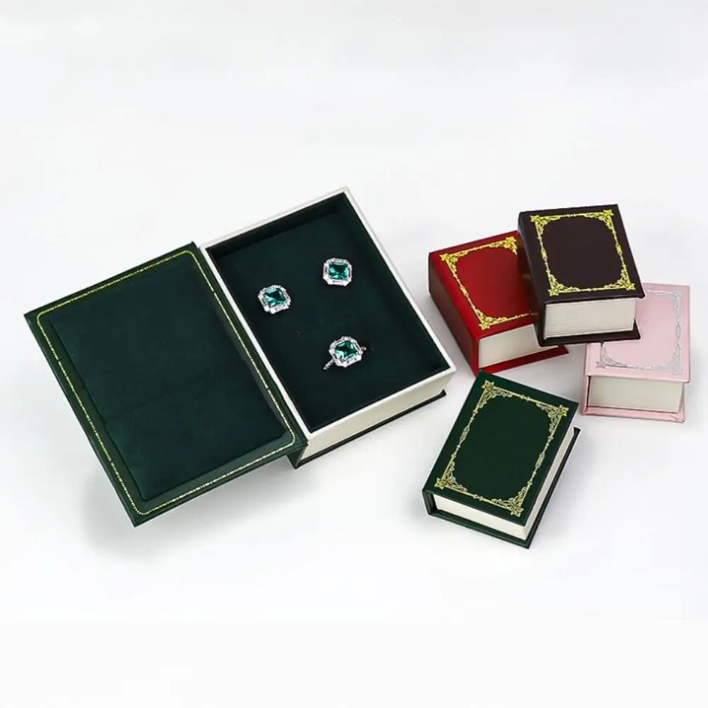 Novelty Book Shaped Jewelry Box Flip Cover Necklaces Jewelry Storage Box Portable Dustproof Rings Earrings Organizer
Novelty Book Shaped Jewelry Box Flip Cover Necklaces Jewelry Storage Box Portable Dustproof Rings Earrings Organizer