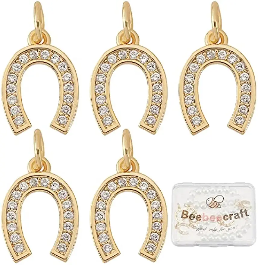 6Pcs Horseshoe Charms Cubic Zircon Western Lucky Horseshoe Charms for Jewelry Necklace Bracelet Making
6Pcs Horseshoe Charms Cubic Zircon Western Lucky Horseshoe Charms for Jewelry Necklace Bracelet Making