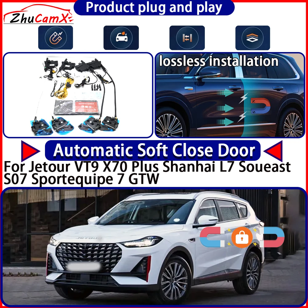 Door Lock Actuator for Jetour VT9 X70 Plus Shanhai L7 Soueast S07 Sportequipe 7 GTW Soft Close Door Kit Power Latch System Auto
Door Lock Actuator for Jetour VT9 X70 Plus Shanhai L7 Soueast S07 Sportequipe 7 GTW Soft Close Door Kit Power Latch System Auto