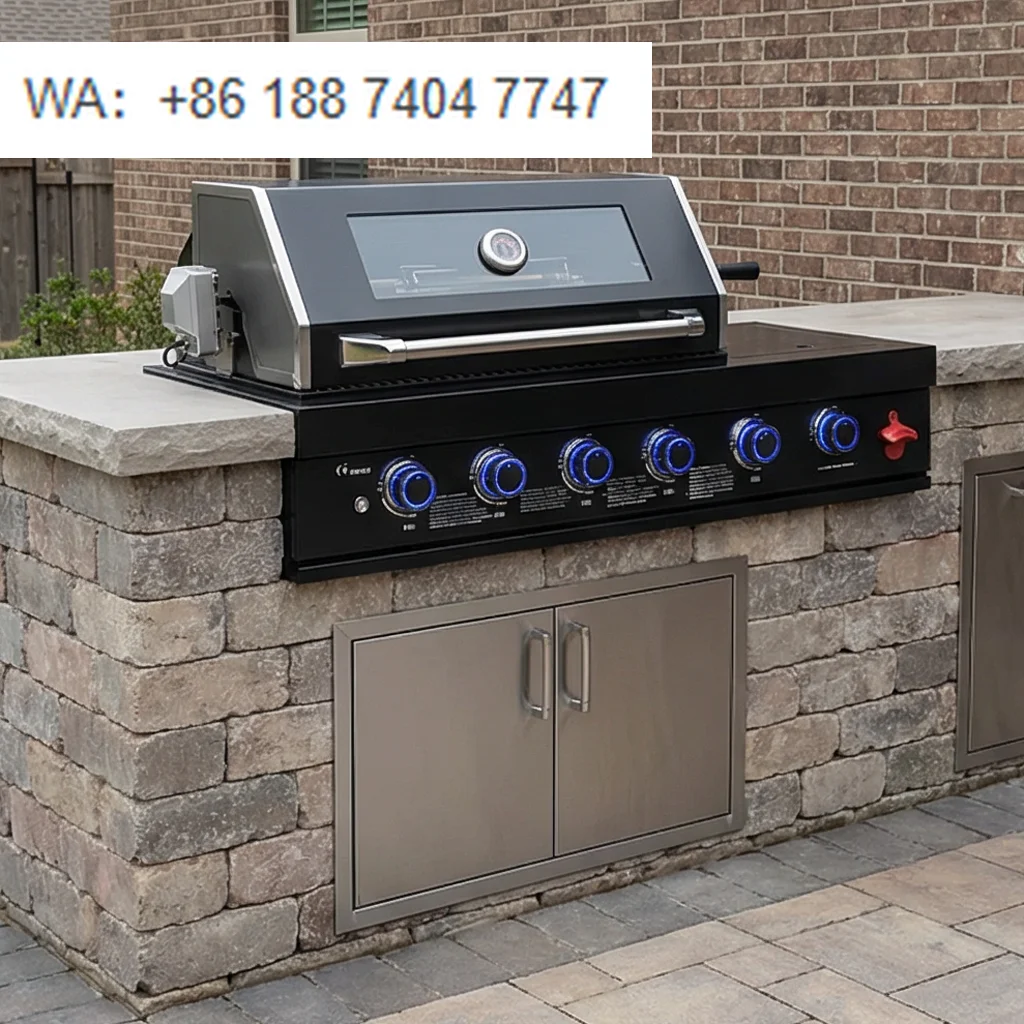 Hot Sale Outdoor Garden Barbecue Gas Grill with Infrared Back Burner Built-in BBQ Grill
Hot Sale Outdoor Garden Barbecue Gas Grill with Infrared Back Burner Built-in BBQ Grill