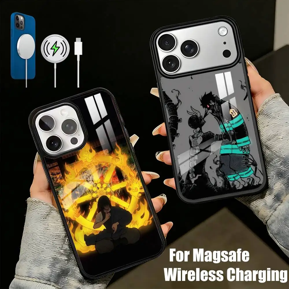 Fire Soldiers Anime F-Fire ForcES SerieS Phone Case For iPhone17,16,15,14,13 Plus,Pro Max Magnetic For Magsafe Wireless Charging
Fire Soldiers Anime F-Fire ForcES SerieS Phone Case For iPhone17,16,15,14,13 Plus,Pro Max Magnetic For Magsafe Wireless Charging