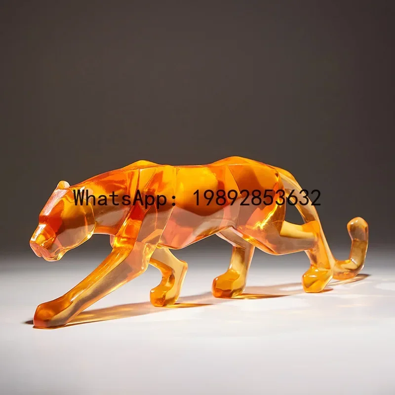 u11 Resin Crafts Transparent Animal Sculptures Leopard Cheetah Money Leopard Ornaments Crafts Furnishings Decorative Figurine
u11 Resin Crafts Transparent Animal Sculptures Leopard Cheetah Money Leopard Ornaments Crafts Furnishings Decorative Figurine