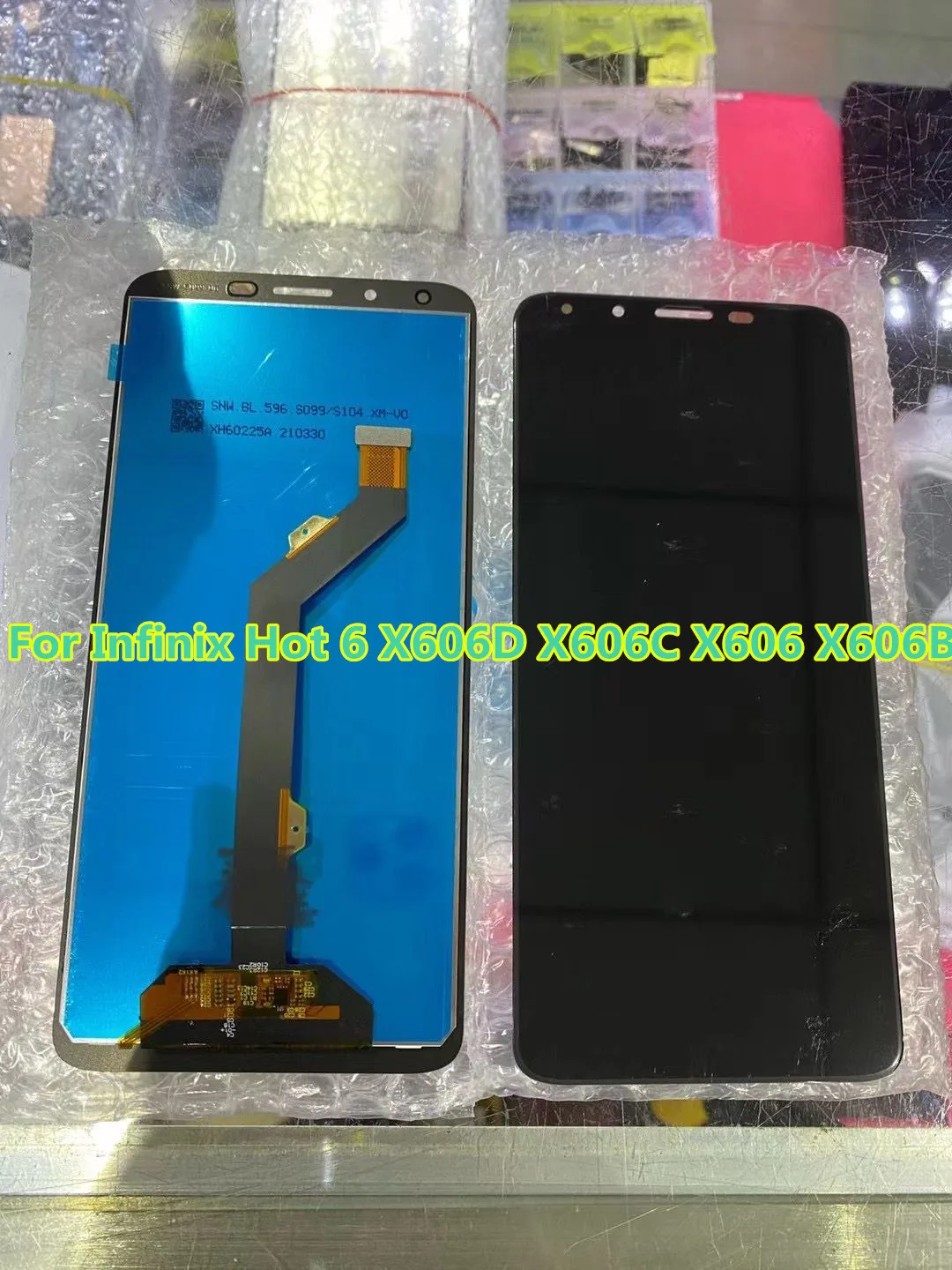 Black 6.0 inch NEW For Infinix Hot 6 X606D X606C X606 X606B LCD Display Touch Screen Digitizer Assembly Replacement parts
Black 6.0 inch NEW For Infinix Hot 6 X606D X606C X606 X606B LCD Display Touch Screen Digitizer Assembly Replacement parts