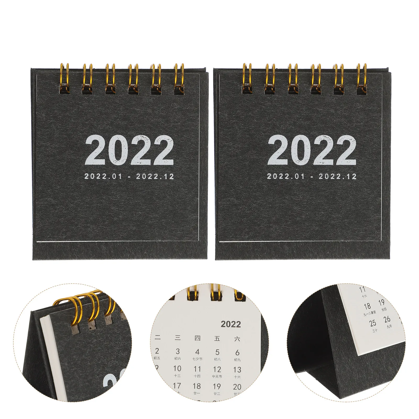 2Pcs 2022 Mini Desk Calendar Simple Stylish Paper Desktop Calendar for Home Office School Decor Portable Tabletop Schedule
2Pcs 2022 Mini Desk Calendar Simple Stylish Paper Desktop Calendar for Home Office School Decor Portable Tabletop Schedule