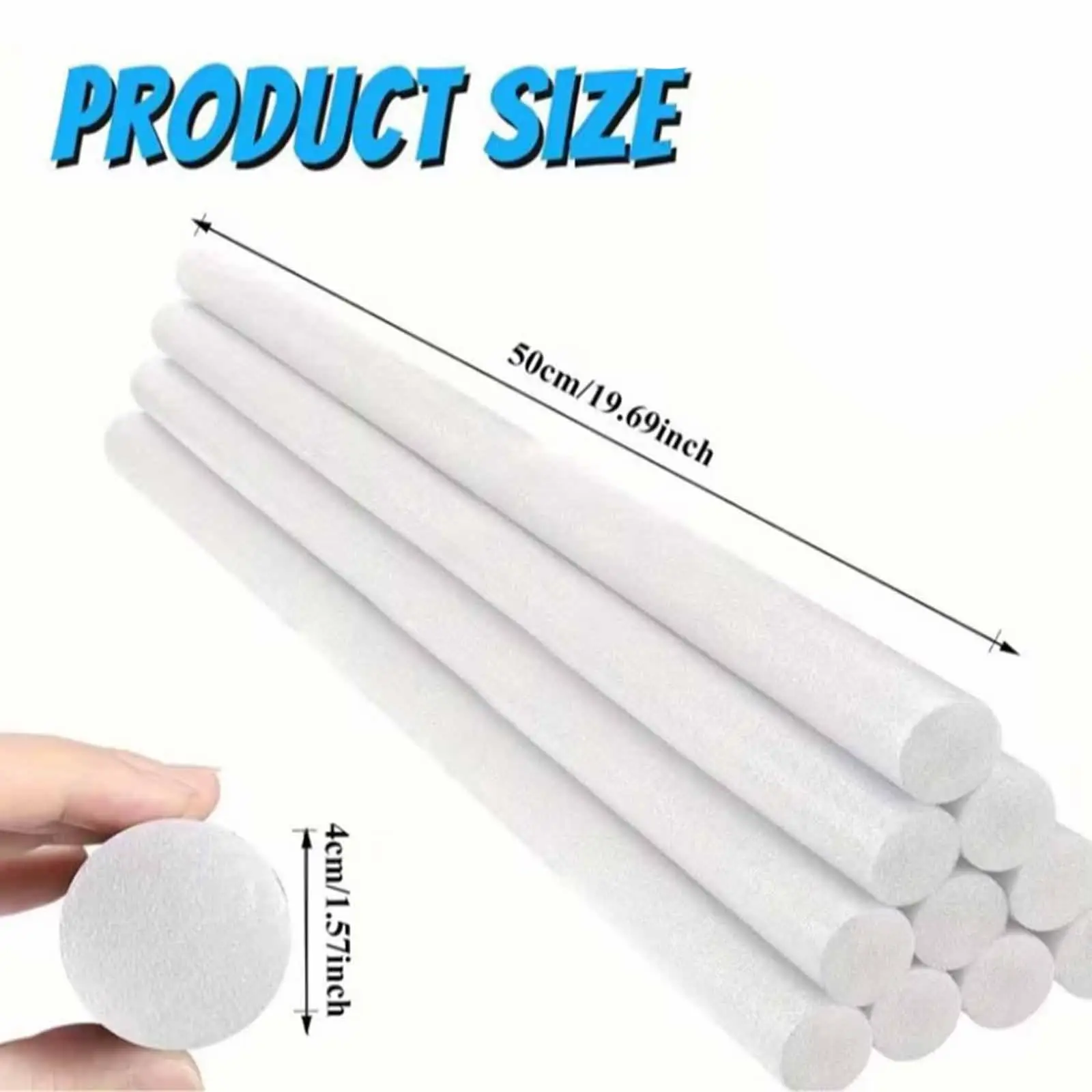 High Density Sponge Foam Cylinder Crafting Tube Polystyrene Editing Rod Modeling Art Supplies for Party and Event Decor
High Density Sponge Foam Cylinder Crafting Tube Polystyrene Editing Rod Modeling Art Supplies for Party and Event Decor
