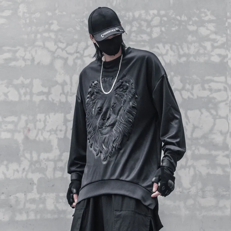 Fall Dark Trend Avant-Garde Style Design Lion Head Loose Pullover Hoodie High Street Techwear Women
Fall Dark Trend Avant-Garde Style Design Lion Head Loose Pullover Hoodie High Street Techwear Women