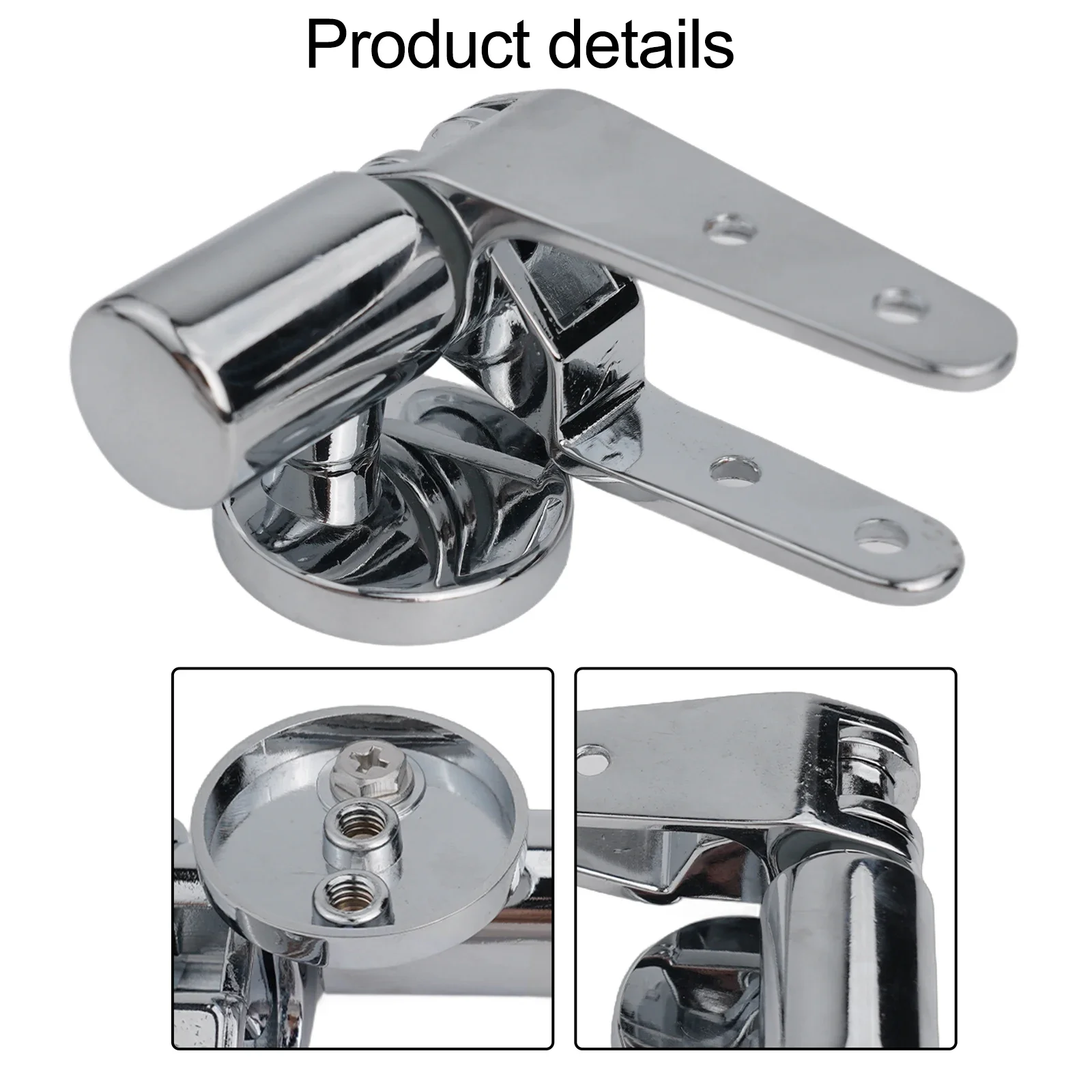Soft Close Hinges Toilet Lid Hinge Set 1 Set Replacement Silver Color Zinc Alloy Fittings Hinge Practical Useful
Soft Close Hinges Toilet Lid Hinge Set 1 Set Replacement Silver Color Zinc Alloy Fittings Hinge Practical Useful