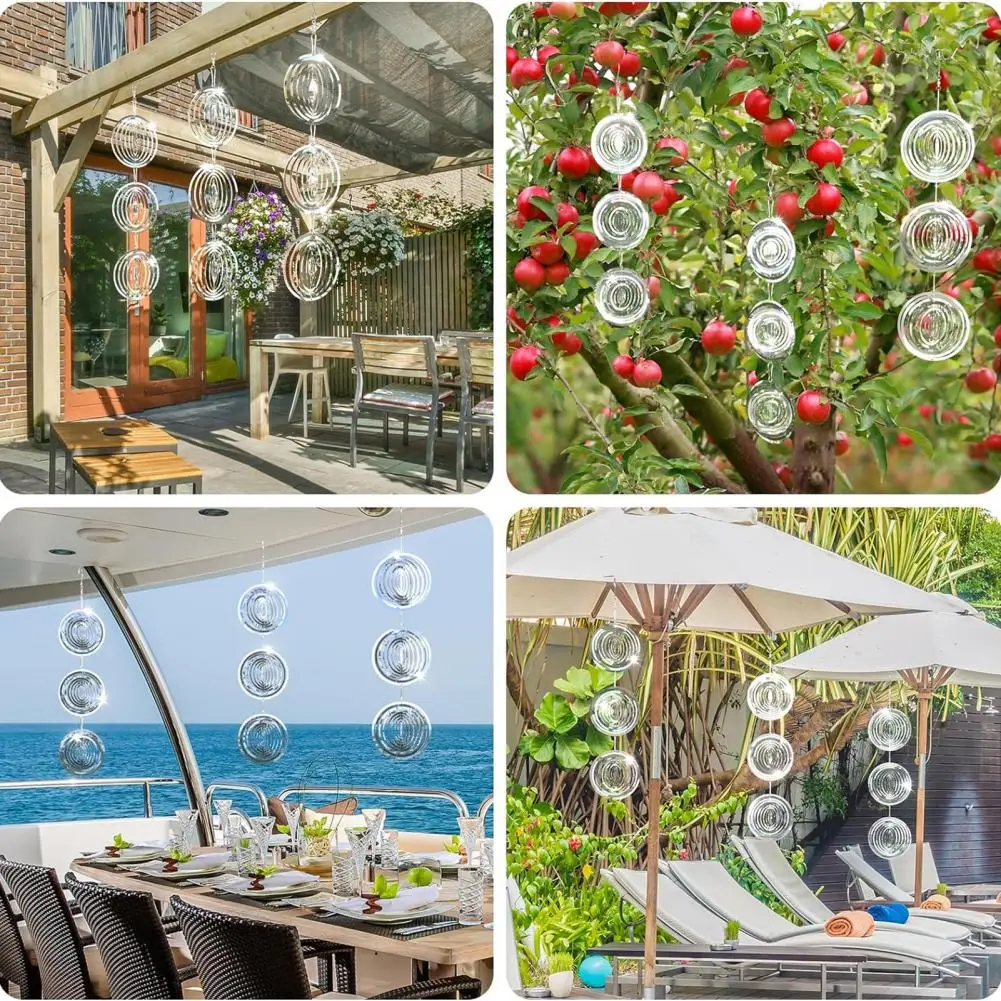 Eco-friendly Bird Repellent Wind Chime Pendant Birdproofing Wind Chime Reflectors for Outdoor Decoration Shiny Solution
Eco-friendly Bird Repellent Wind Chime Pendant Birdproofing Wind Chime Reflectors for Outdoor Decoration Shiny Solution
