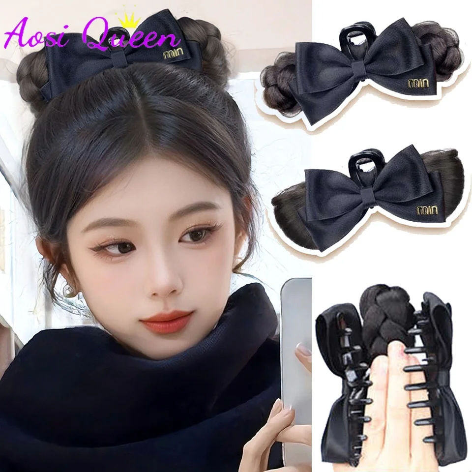 Synthetic Black Bow Tie Clip Ball Head Wig Princess Bud Head Hair Volume High Skull Daily Hair Wig Bag
Synthetic Black Bow Tie Clip Ball Head Wig Princess Bud Head Hair Volume High Skull Daily Hair Wig Bag