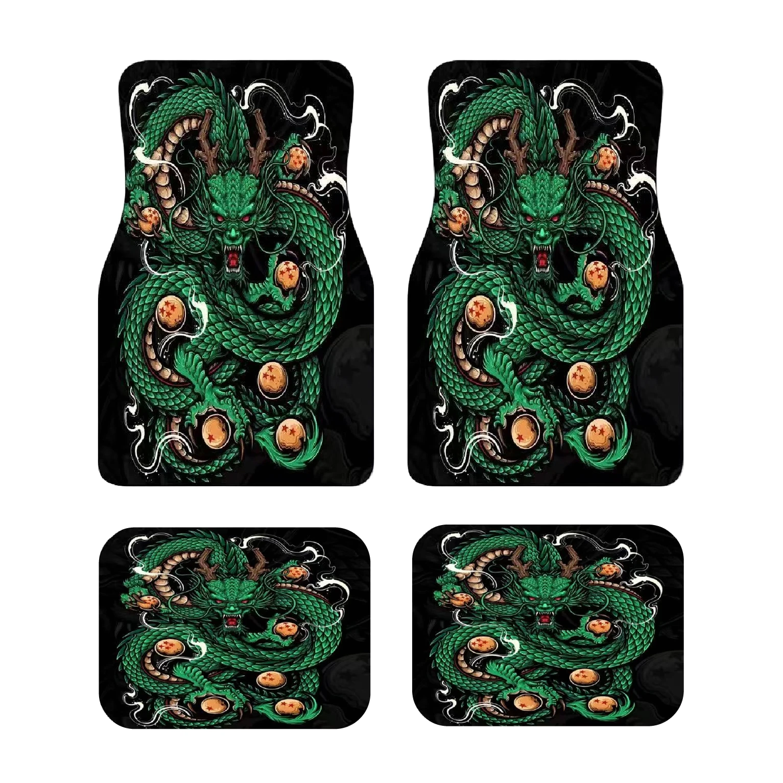 4-Pack Dragon Pattern Car Mats - Soft Easy Clean Install, All-Weather, Anti-Slip Durable, Fits Most Vehicles, Great Gift
4-Pack Dragon Pattern Car Mats - Soft Easy Clean Install, All-Weather, Anti-Slip Durable, Fits Most Vehicles, Great Gift