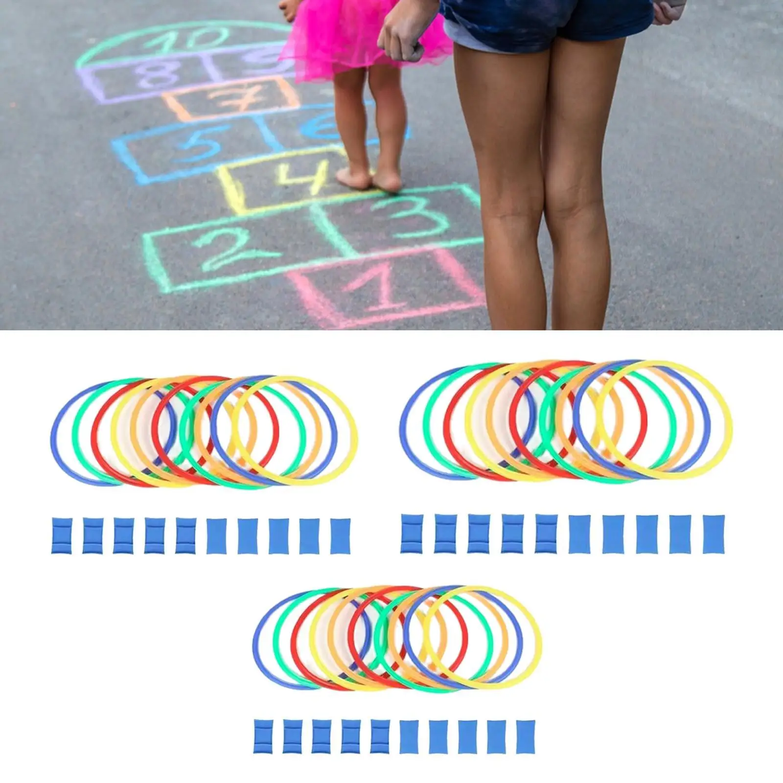 Agility Rings for Kids Adults Circle Jumping Hoops for Practice Games Soccer
Agility Rings for Kids Adults Circle Jumping Hoops for Practice Games Soccer