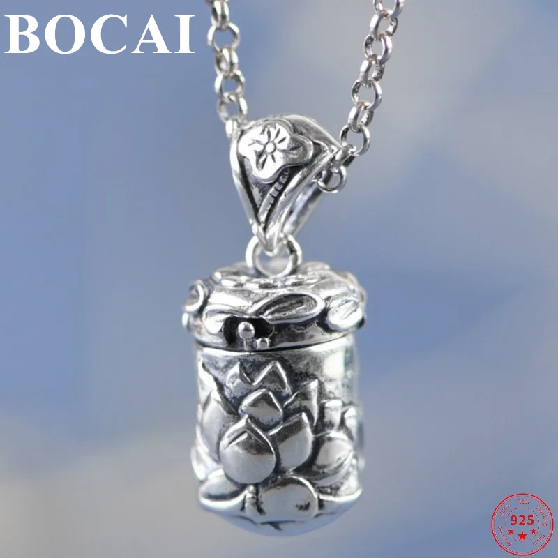 BOCAI S925 Стерлинговое серебро подвески для женщин мужчин новая мода рельефный Лотос буддийский Gawu коробка амилет ювелирные изделия Бесплатная доставка
BOCAI S925 Стерлинговое серебро подвески для женщин мужчин новая мода рельефный Лотос буддийский Gawu коробка амилет ювелирные изделия Бесплатная доставка