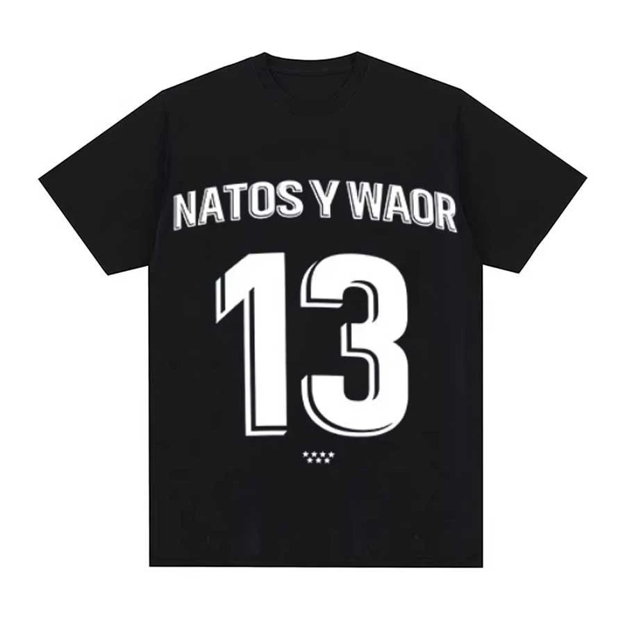 Рэпер NATOS WAOR Album 2025 Футболка с товаром для мужчин и женщин Harajuku Хип-хоп Уличная одежда Футболки из 100% хлопка с коротким рукавом NW5
Рэпер NATOS WAOR Album 2025 Футболка с товаром для мужчин и женщин Harajuku Хип-хоп Уличная одежда Футболки из 100% хлопка с коротким рукавом NW5