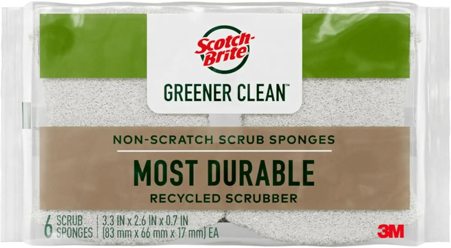 Eco-Friendly Non-Scratch Scrub Sponges, 6 Pack, Dye-Free & BPA-Free, Dishwasher Safe
Eco-Friendly Non-Scratch Scrub Sponges, 6 Pack, Dye-Free & BPA-Free, Dishwasher Safe