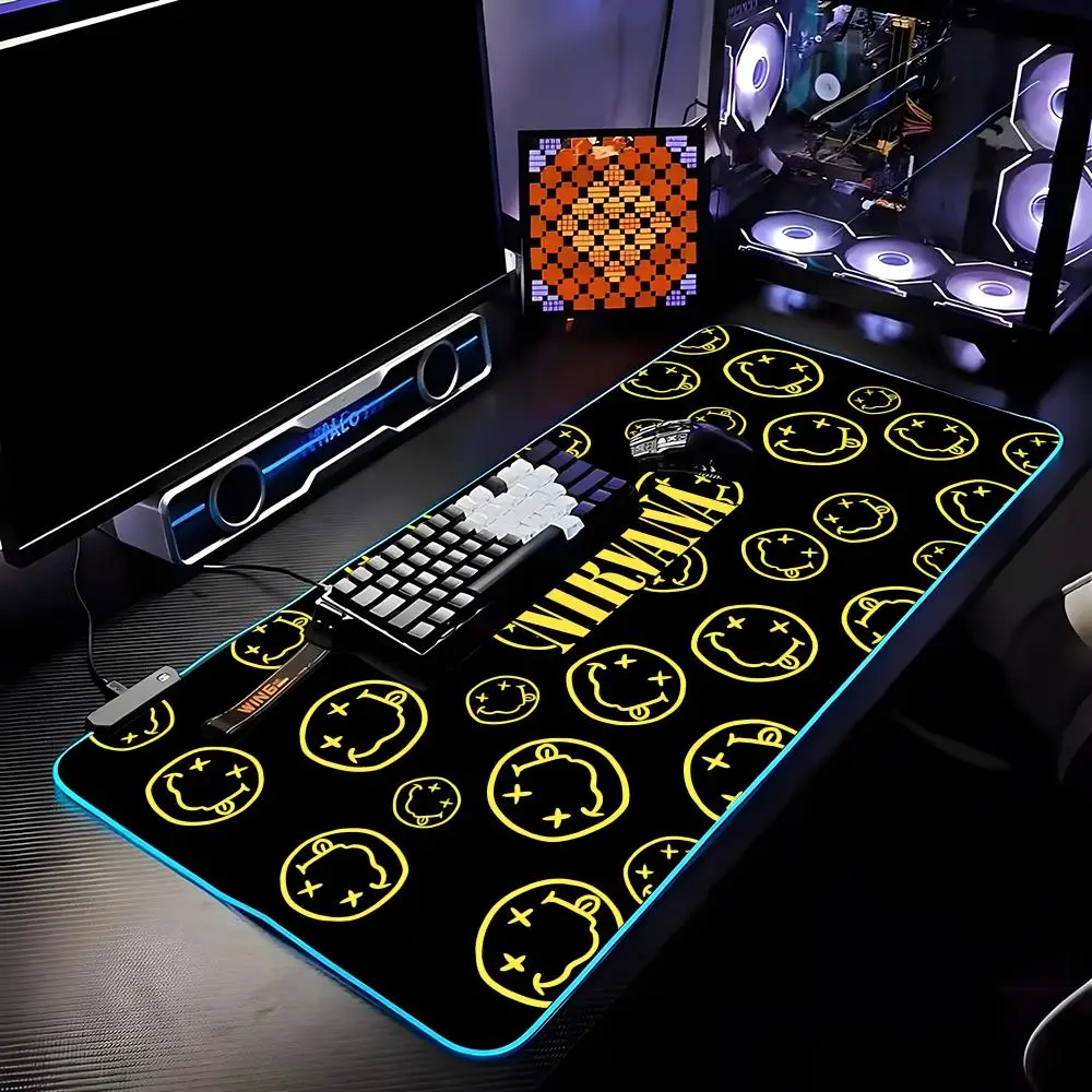 GoodA-N-Nirvana Mouse Pad RGB HD Mousepad Pad Rug Desk Mat Computer Gaming PC Accessories Rubber Keyboard LED Mats
GoodA-N-Nirvana Mouse Pad RGB HD Mousepad Pad Rug Desk Mat Computer Gaming PC Accessories Rubber Keyboard LED Mats