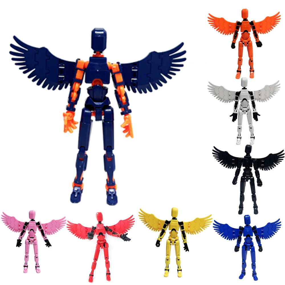 3D Printing Movable Shapeshift Robot Full Body Mechanical Toy Movable Robot Dummy with stand Winged Creative Gifts for Children
3D Printing Movable Shapeshift Robot Full Body Mechanical Toy Movable Robot Dummy with stand Winged Creative Gifts for Children