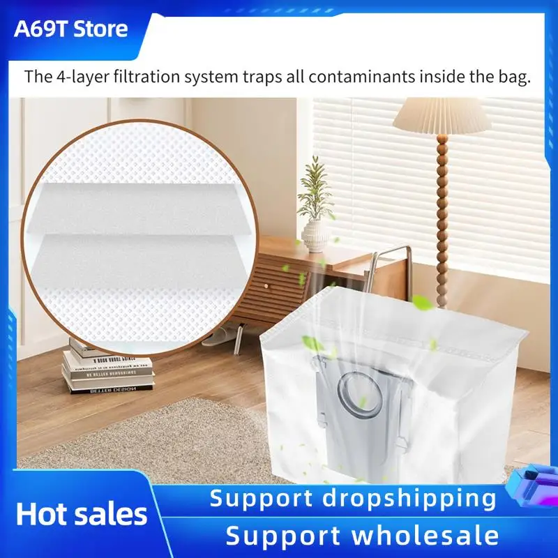 A69T Vacuum Bags For Roborock Q5 Max+ /S8+ /S8 Pro Ultra /S7 Maxv Ultra /S7 Max Ultra Robot Vacuum Parts
A69T Vacuum Bags For Roborock Q5 Max+ /S8+ /S8 Pro Ultra /S7 Maxv Ultra /S7 Max Ultra Robot Vacuum Parts
