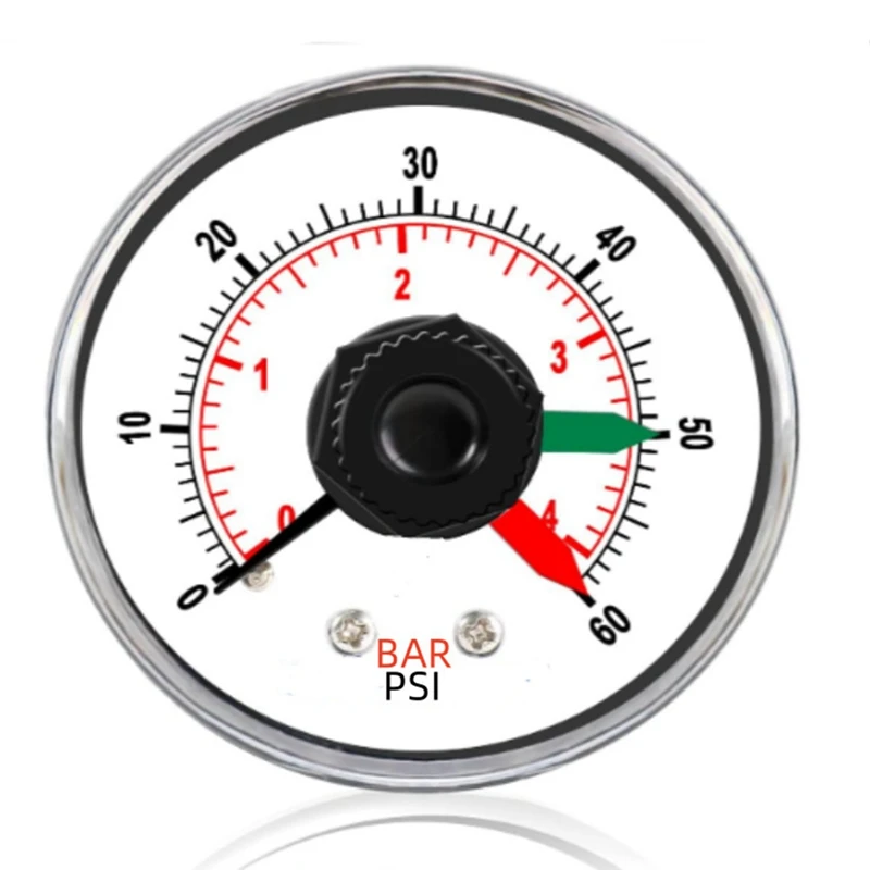ECX2712B1 Pool Filter Pressure Gauge Adjustable Pointer 0.6MPA 6Bar Gauge 1/4" NPT
ECX2712B1 Pool Filter Pressure Gauge Adjustable Pointer 0.6MPA 6Bar Gauge 1/4" NPT